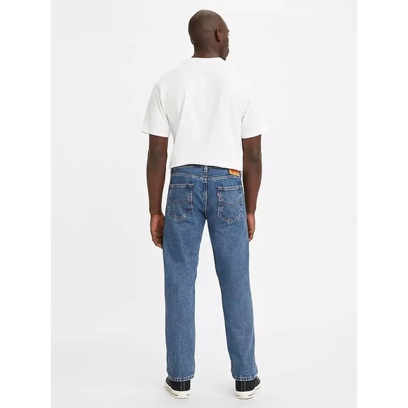 Levi's 505 REGULAR FIT MEN'S JEANS Medium Stonewash Non Stretch Size 44 x 32‎ - Picture 3 of 14